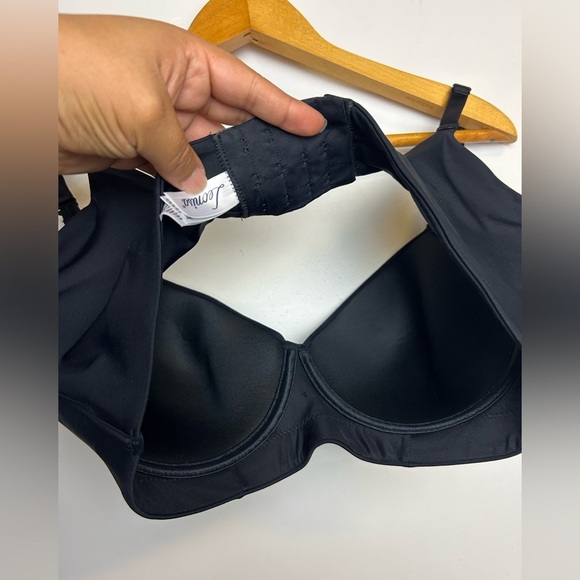 Leonida Bra Black Women Comfortable Underwired Plus Size 40 lightweight - Picture 8 of 12